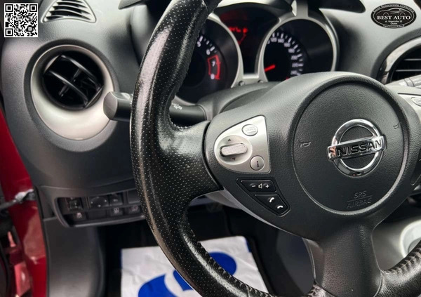 Nissan Juke cena 48500 przebieg: 144000, rok produkcji 2015 z Radymno małe 781